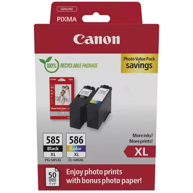 Canon PG-585XL & CL-586XL + GP-501A6-50pack