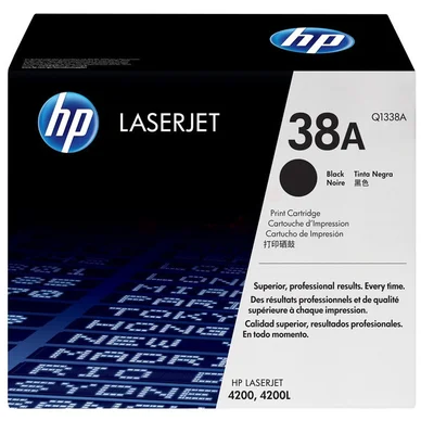 HP HP 38A Tonerkassette sort Q1338A Modsvarer: N/A billede