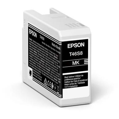 Epson Epson T46S8 Blækpatron Mattsort C13T46S800 Modsvarer: N/A billede