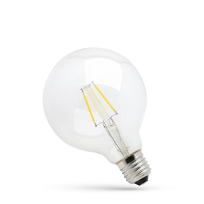 LED Lampa Glob Klar E27 4W 2700K 450 lumen