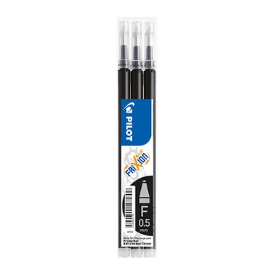 PILOT Refill 3-pak FriXion Ball udviskeligt blæk 0,5 sort 422836 Modsvarer: N/A billede