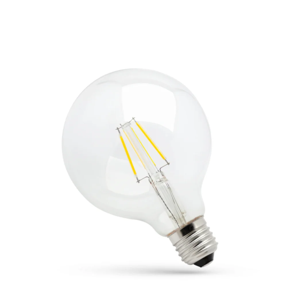 E27 LED Globlampa Klar 8W 2700K 1000 lumen