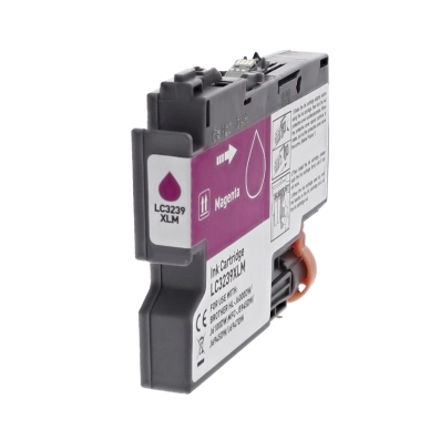 Inktpatroon magenta, vervangt Brother LC3239XLM