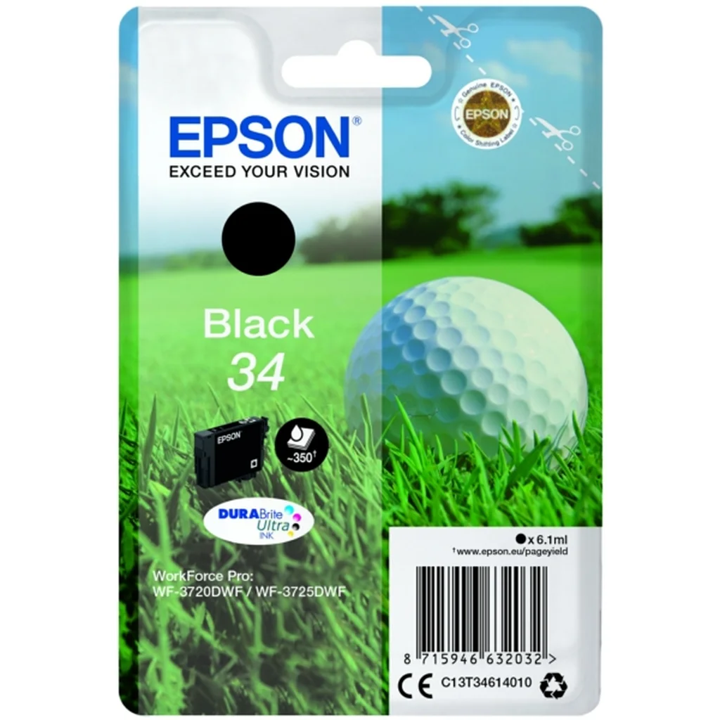 Epson 34 Bläckpatron Svart