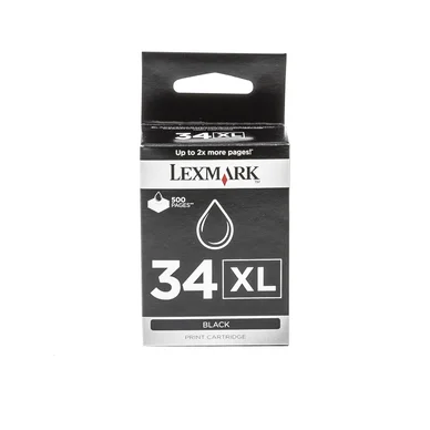 Lexmark Lexmark 34XL Blækpatron sort 18C0034 Modsvarer: N/A