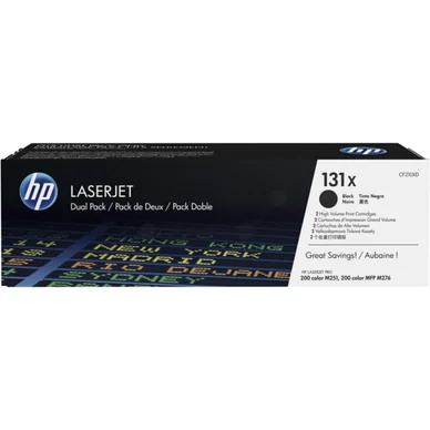HP HP 131X Tonerkassette sort CF210XD Modsvarer: N/A billede