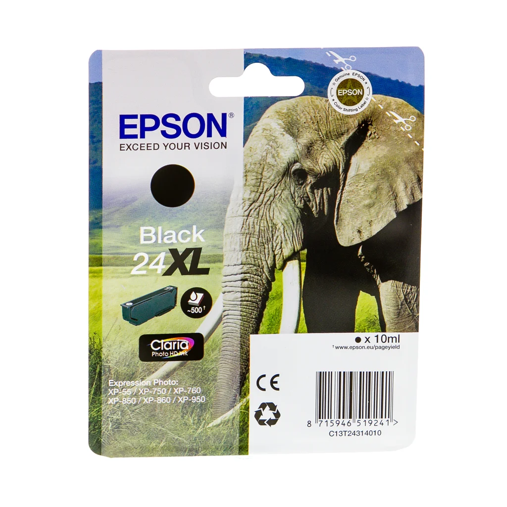 Epson 24XL Bläckpatron Svart