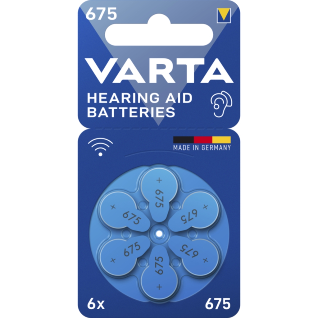 Varta HAB 675 batteri - 6-pack
