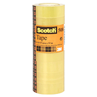 SCOTCH Kontorteip Scotch 580, 33 m x 15 mm, 10 stk.