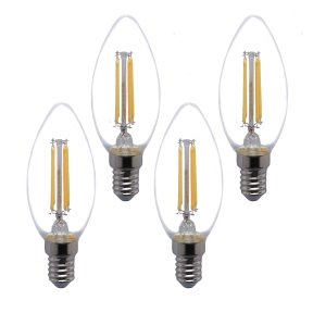 Philips LED-Normallampa E14 4,3W/827 4-P