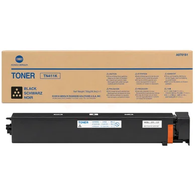 Konica Minolta Konica Minolta TN-411 K Tonerkassette sort A070151 Modsvarer: N/A