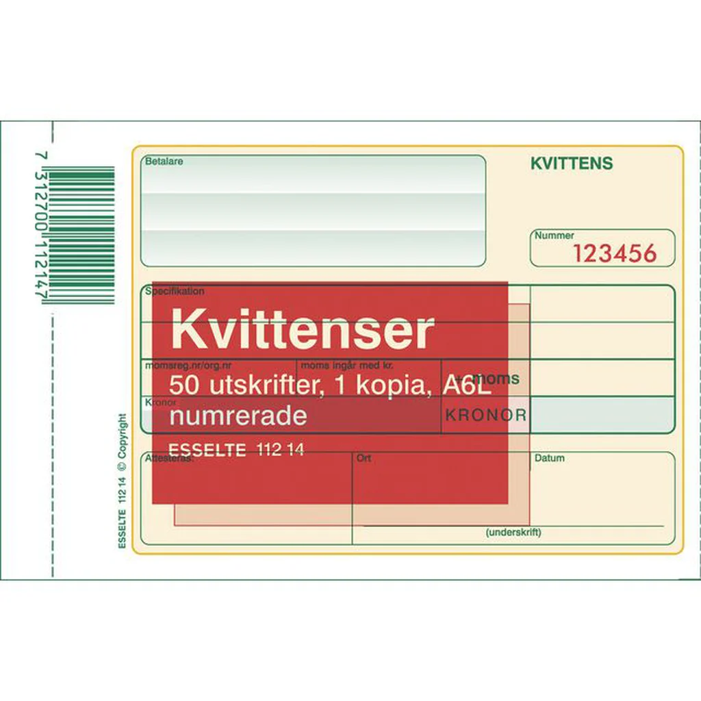 Kvittens A6L 2x50 numrerade.fl.karbon