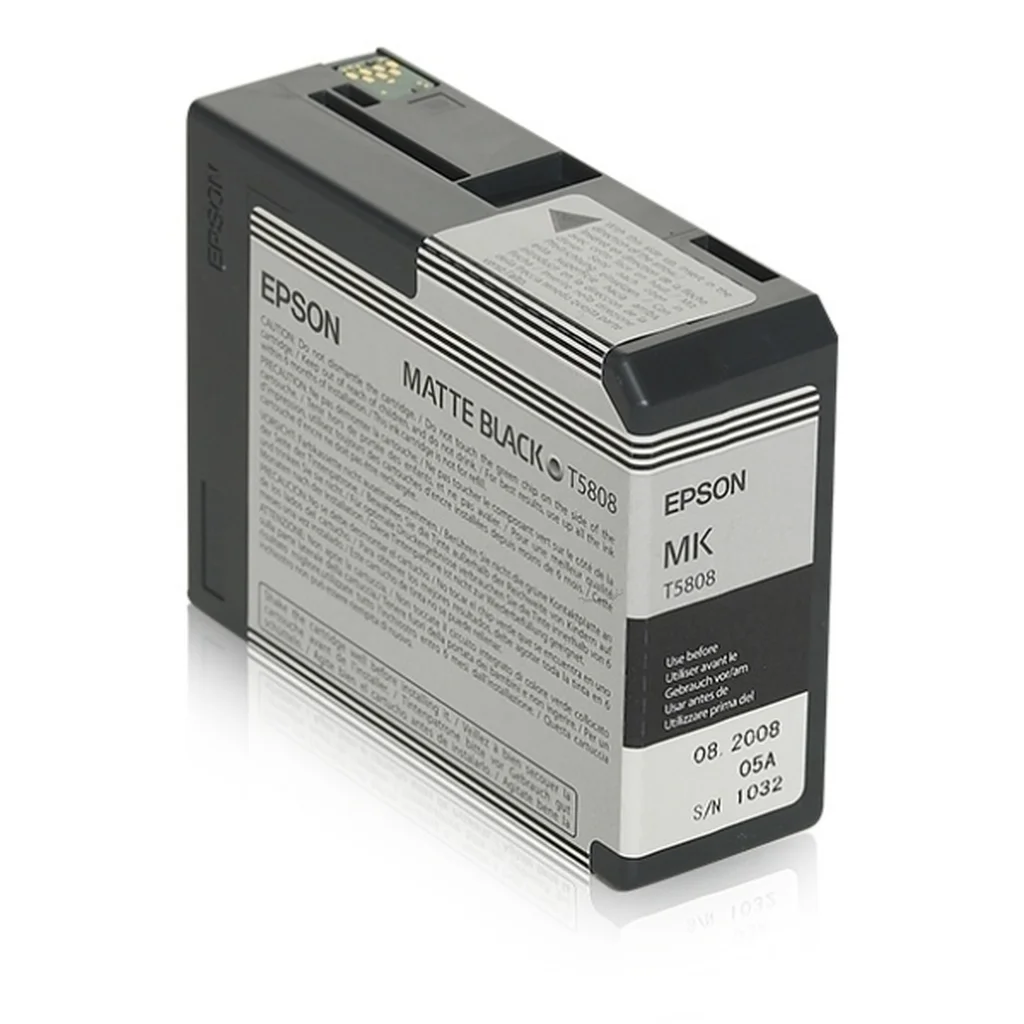 Epson T5808 Bläckpatron Mattsvart