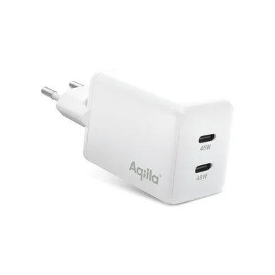 Aqiila Aqiila Chargebird W45 vægoplader GaN 45W hvid 406015 Modsvarer: N/A billede