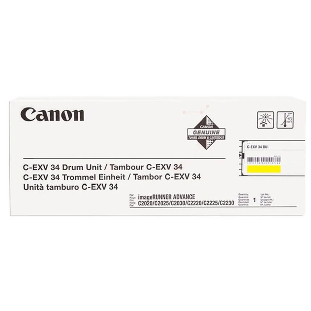 Canon C-EXV 34 Trumma för överföring av toner Gul