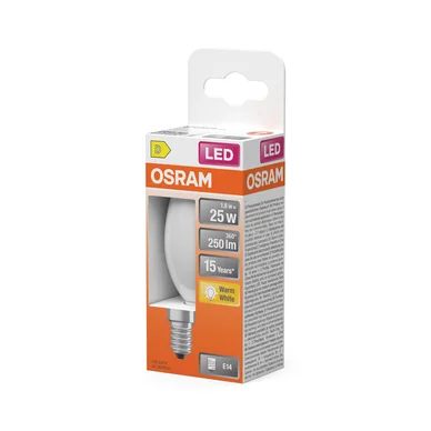 OSRAM LED Krone 25 Mat 1,8W 827 E14 4099854466700 Modsvarer: N/A