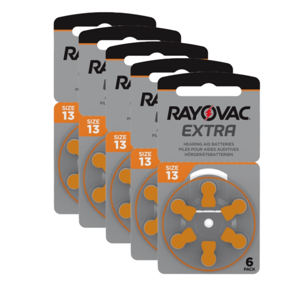 RAYOVAC Rayovac Extra Advanced ACT 13 orange 5-pakk Batterier og ladere,Batterier til høreapparat