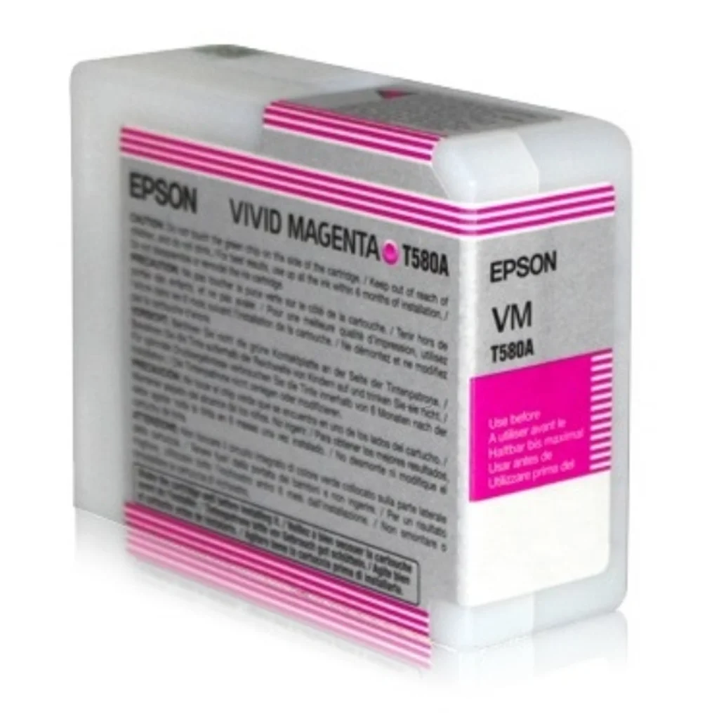 Epson T580A Bläckpatron Magenta