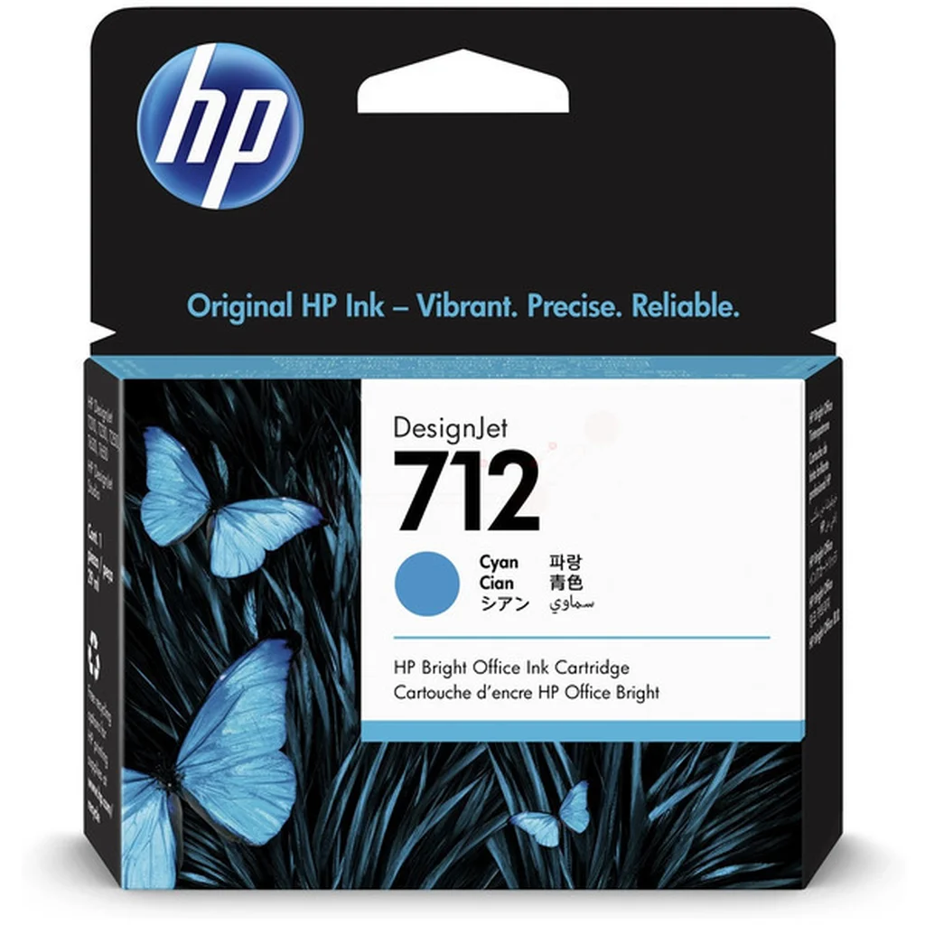 HP 712 Bläckpatron Cyan