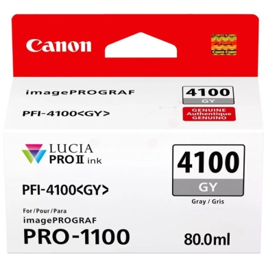 CANON Canon PFI-4100 Druckerpatrone Grau passend für: imagePROGRAF Pro-1100;imagePROGRAF Pro-1100 GB;imagePROGRAF Pro-1100 Series