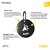 Aqiila Tagbird Tracker iOS/Android Nyckelring 1-pack