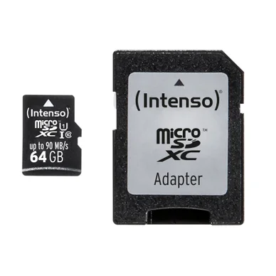 Intenso Intenso Micro SD 64GB UHS-I Professional 4034303022366 Modsvarer: N/A billede