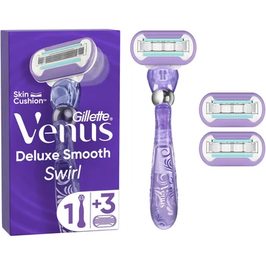 Gillette Gillette Venus Deluxe Smooth Swirl partaterät 3 kpl 7702018469802 Vastaa: N/A