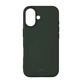 Mobilskal med Silikonkänsla MagSeries Olive Grön - iPhone 16