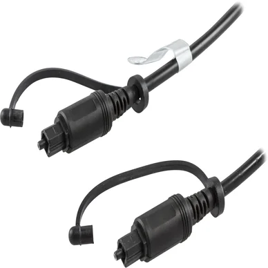 DELTACO Optisk kabel til digitalt lyd, Toslink-Toslink, 3m, sort TOTO-3 Modsvarer: N/A