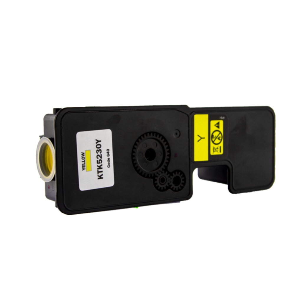 WL Tonerkassett, erstatter Kyocera TK-5230 Y, gul, 2.200 sider KTK5230Y Tilsvarer: TK-5230Y