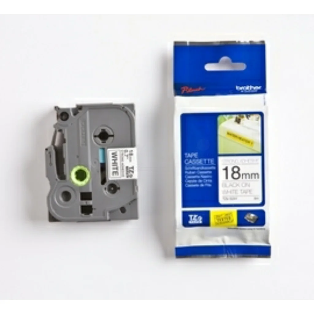TZeS tape 18mmx8m strong black/white