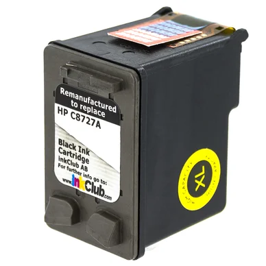 Bläckpatron, ersätter HP 27, svart, 10 ml