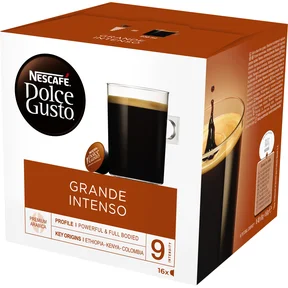 Dolce Gusto Grande Intenso kaffekapslar, 16 port