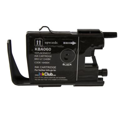 inkClub Cartouche d'encre noire, remplace Brother LC1240BK