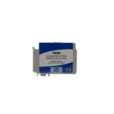 WL Blækpatron, erstatter Epson T7605, lys cyan, 32 ml 0T7605 Modsvarer: T7605