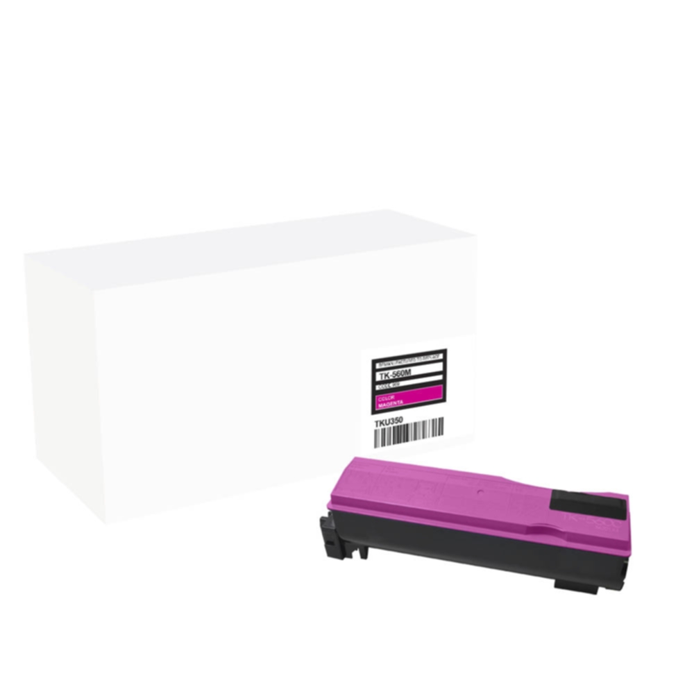 WL Tonerkassett, erstatter Kyocera TK-560M, magenta, 10.000 sider TKU350 Tilsvarer: TK-560M