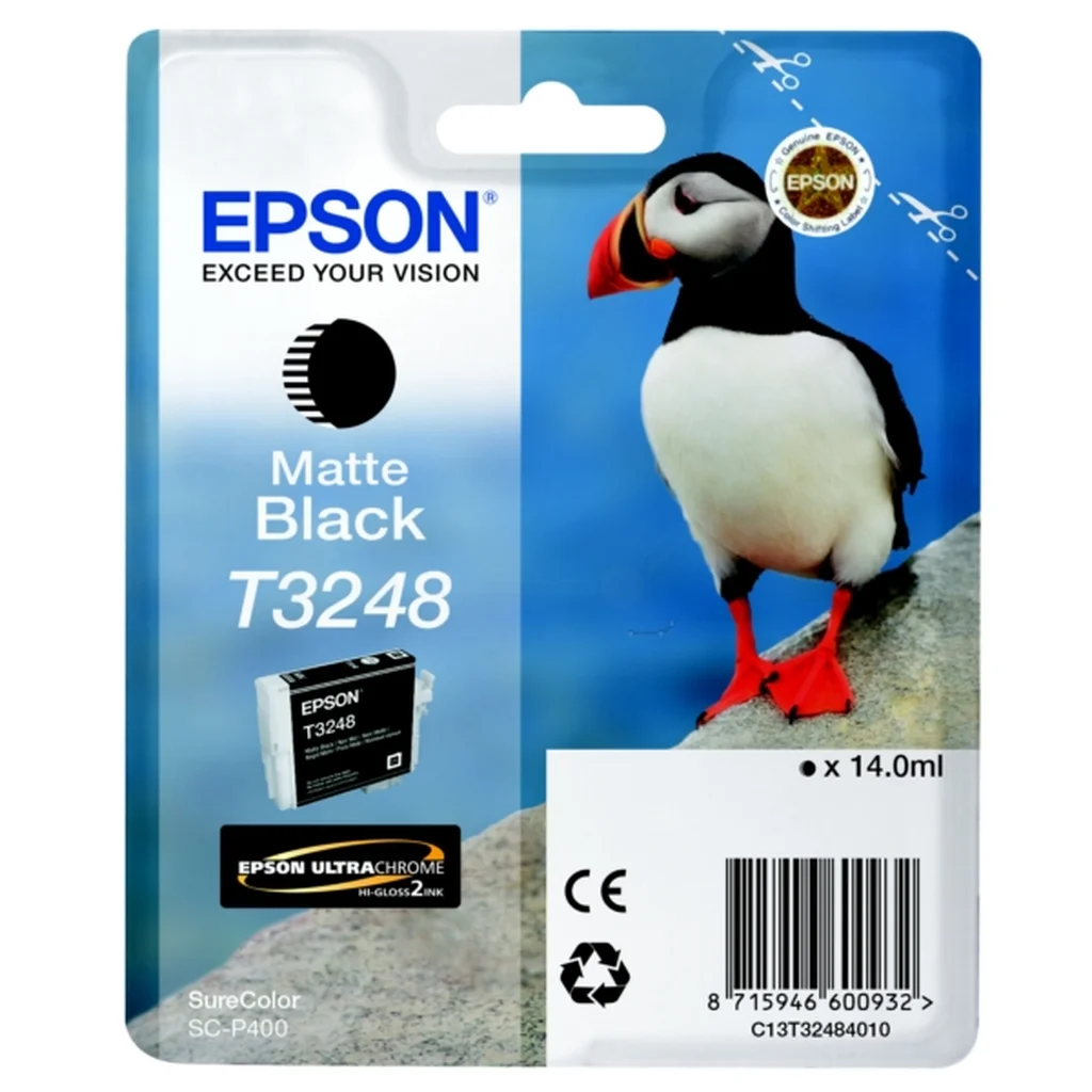 Epson T3248 Bläckpatron Mattsvart