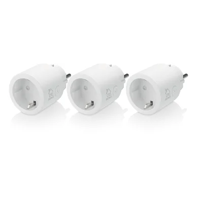 DELTACO Smart Home strømafbryder, 1xCEE 7/3, 10A, timer, 3-pak SH-P01-3P Modsvarer: N/A