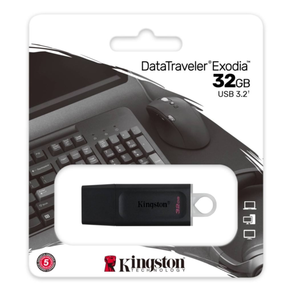 KINGSTON USB-minne DataTraveler Exodia 32 GB USB 3.2 Gen 1 USB-minne,Tilbehør til datamaskiner