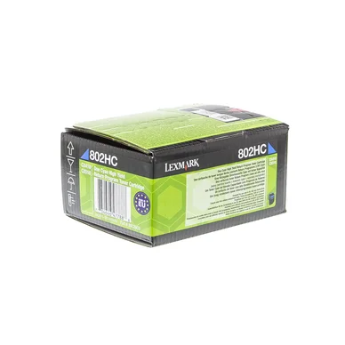 LEXMARK 802HC Tonerkassett Cyan LEXMARK 802HC Tonerkassett Cyan