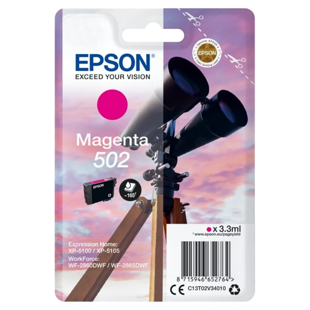Epson 502 Bläckpatron Magenta