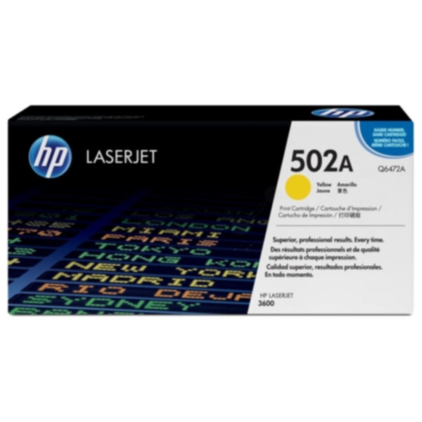 HP 502A / Q6472A Yellow Toner - Laser toner Yellow