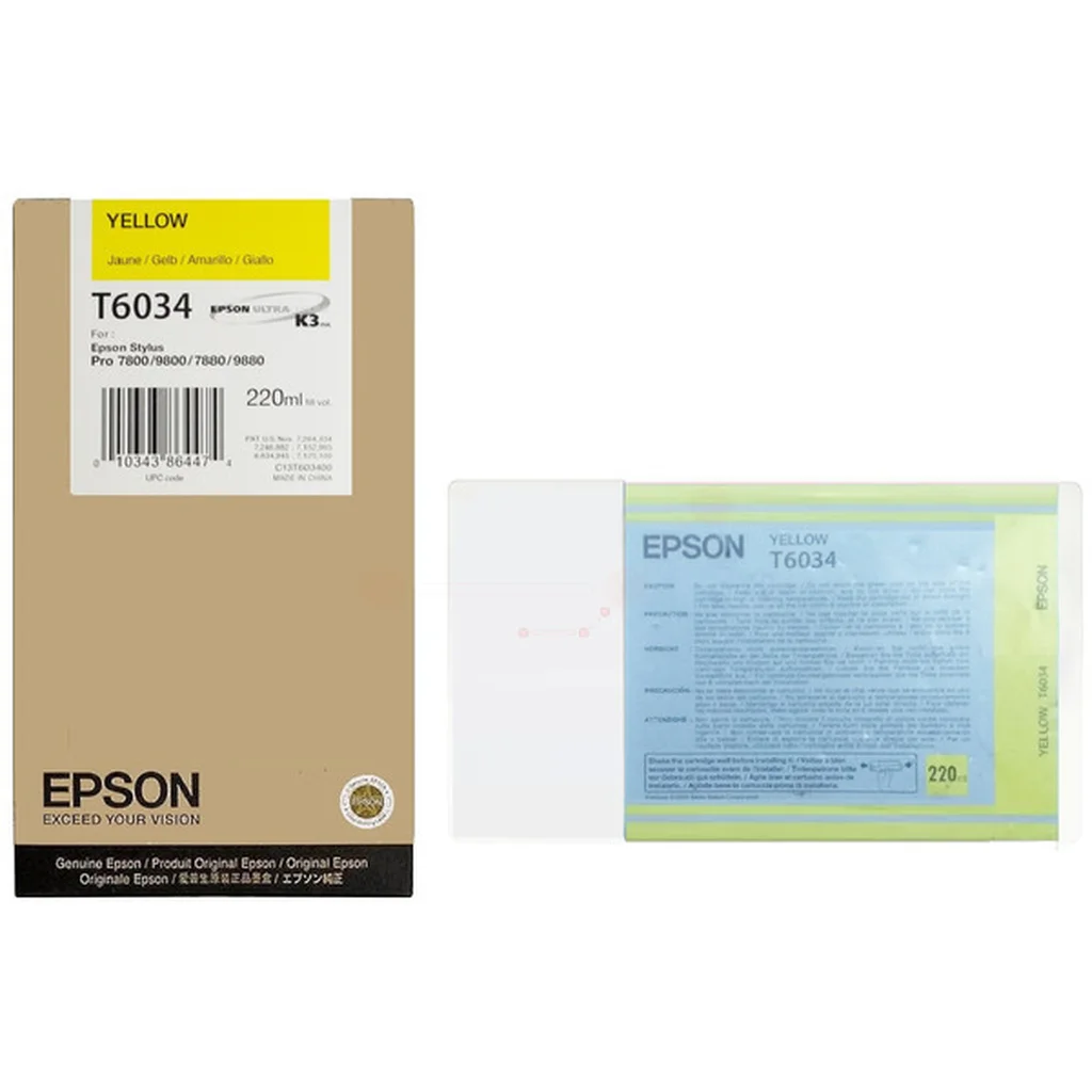 Epson T6034 Bläckpatron Gul