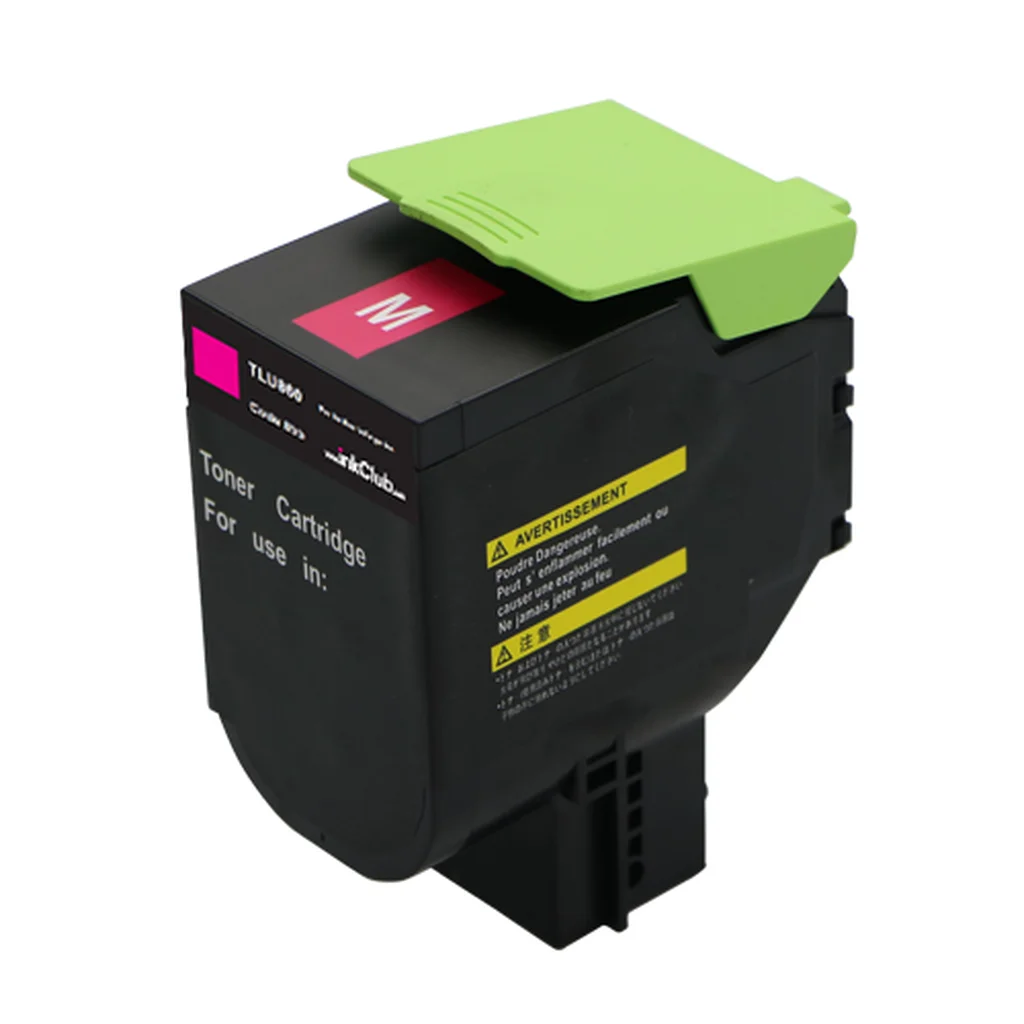 Tonerkassett, ersätter Lexmark 802HM, magenta, 3.000 sidor
