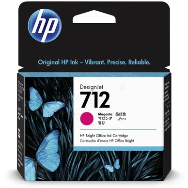 HP HP 712 Mustepatruuna Magenta 3ED68A Vastaa: N/A