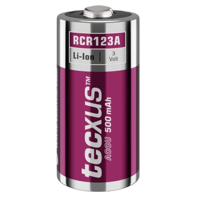 Tecxus Batteri RCR123 Laddningsbart Tecxus Batteri RCR123 Laddningsbart