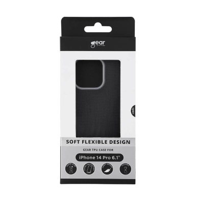 Gear alt Mobilcover TPU Transparent - iPhone 14 Pro