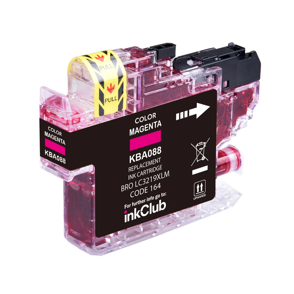 Bläckpatron magenta, ersätter Brother LC3219XL M