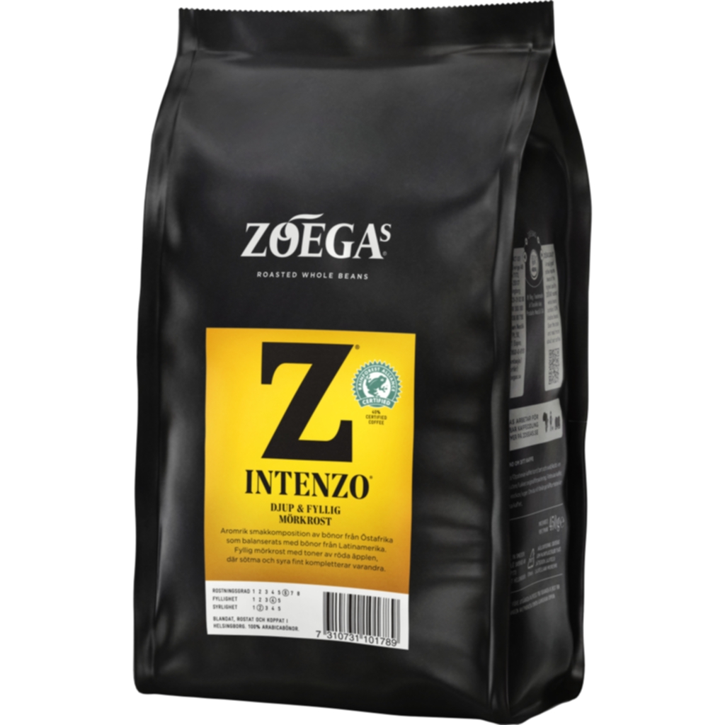 Bilde av Zoegas Zoega Intenzo Hele Bønner 450 G 7310731100126 Tilsvarer: N/a