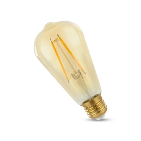 Amberfärgad LED-lampa 2W 2400K 240 lumen